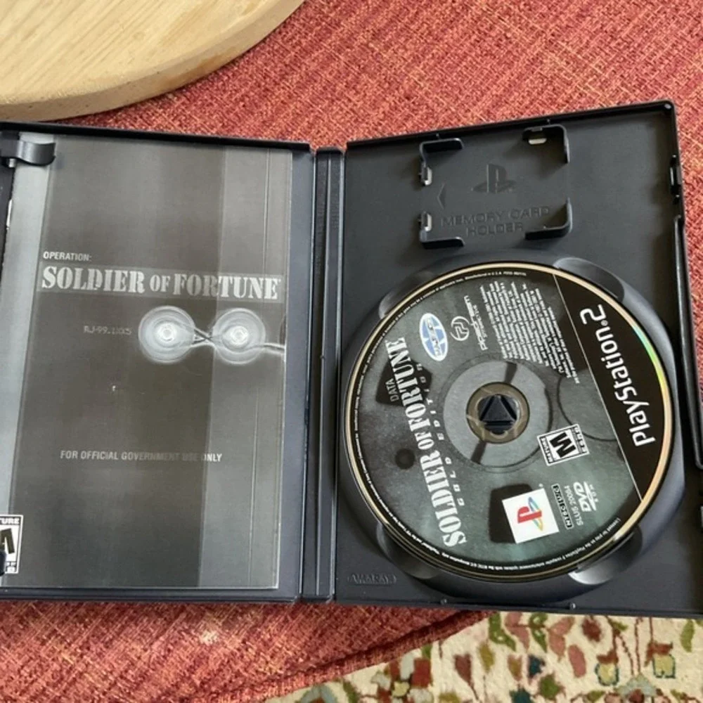 Soldier‎ of Fortune: Gold Edition (Sony PlayStation 2, 2001) Manual Inc [TESTED]